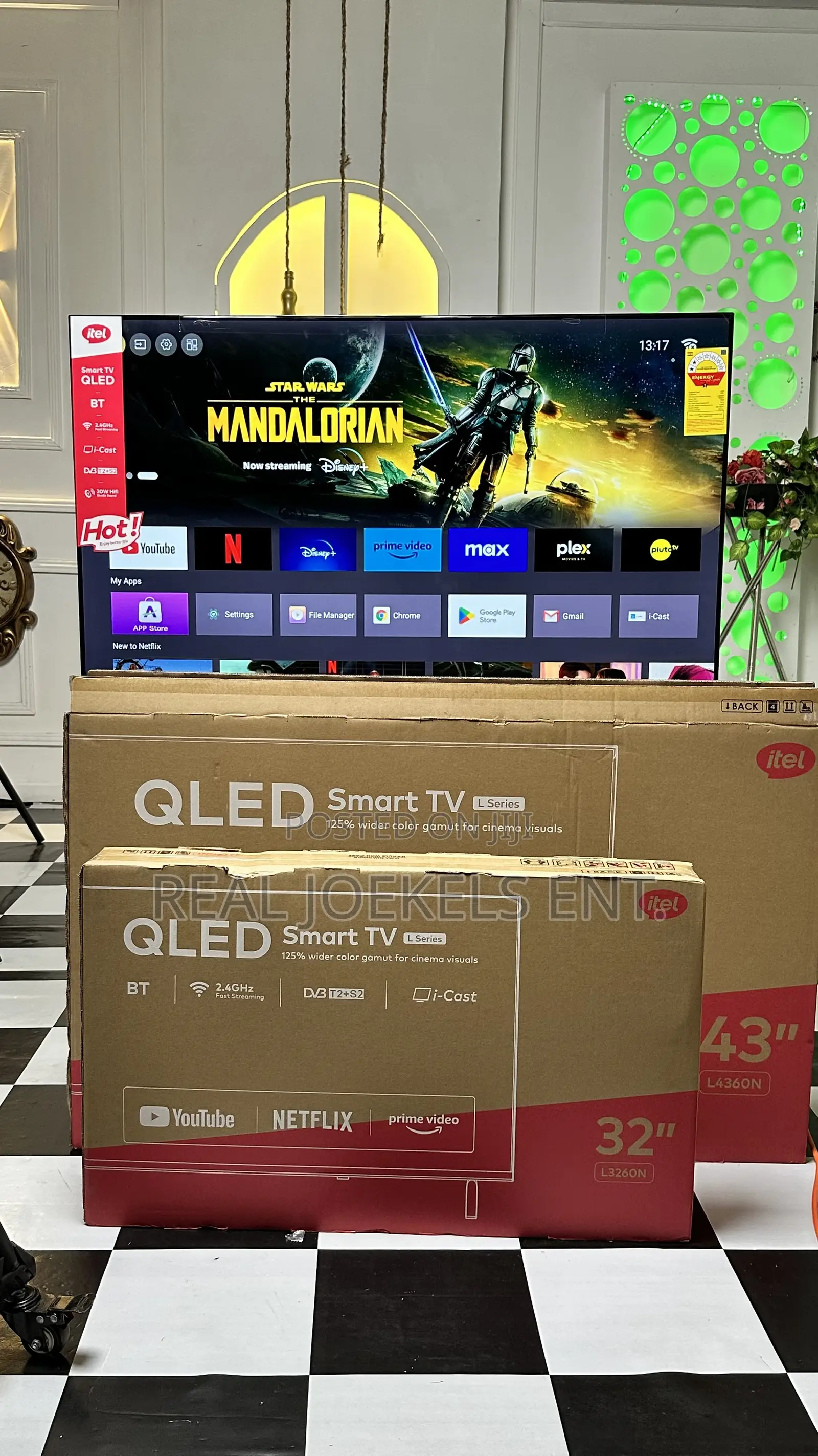 43 Inch Smart Tv Qled Itel