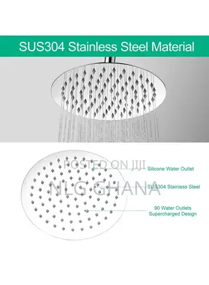 8" Stainless Steel Bathroom Shower Head. Tvx13315