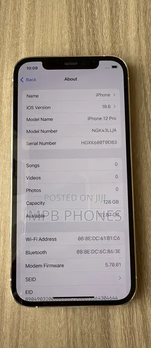 Apple iPhone 12 Pro 128 GB White