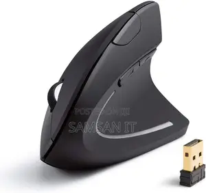 Vertical Ergonomic Mouse - Adjustable Dpi - Wireless