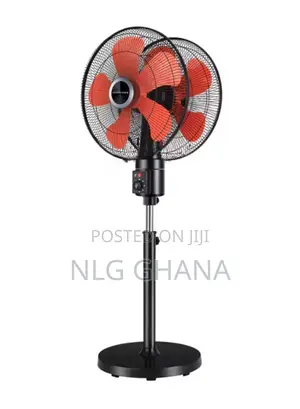 180w Adjustable Double-Head Tower Fan - 125–155cm. Ghx6460