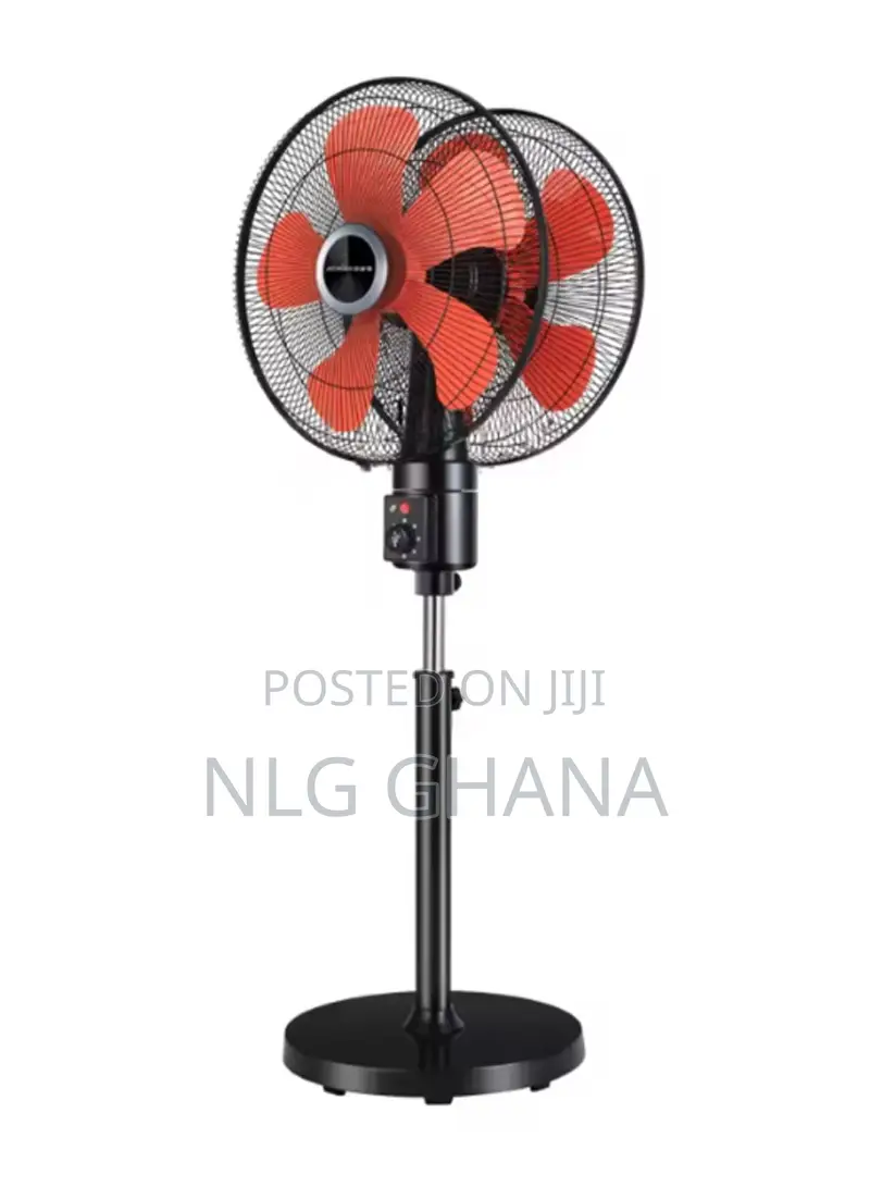 180w Adjustable Double-Head Tower Fan - 125–155cm. Ghx6460