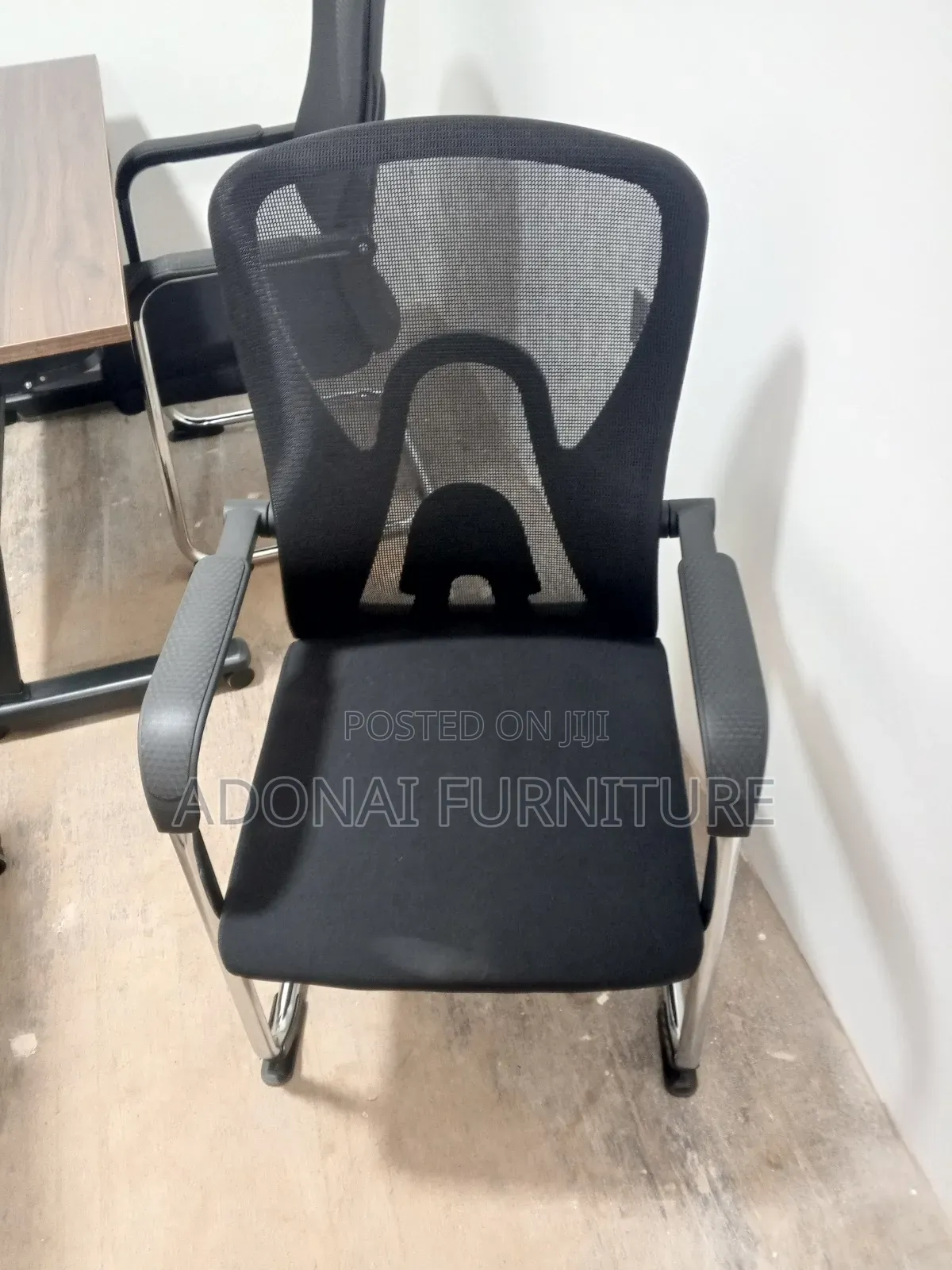 Visitors Chair (Mesh) Black