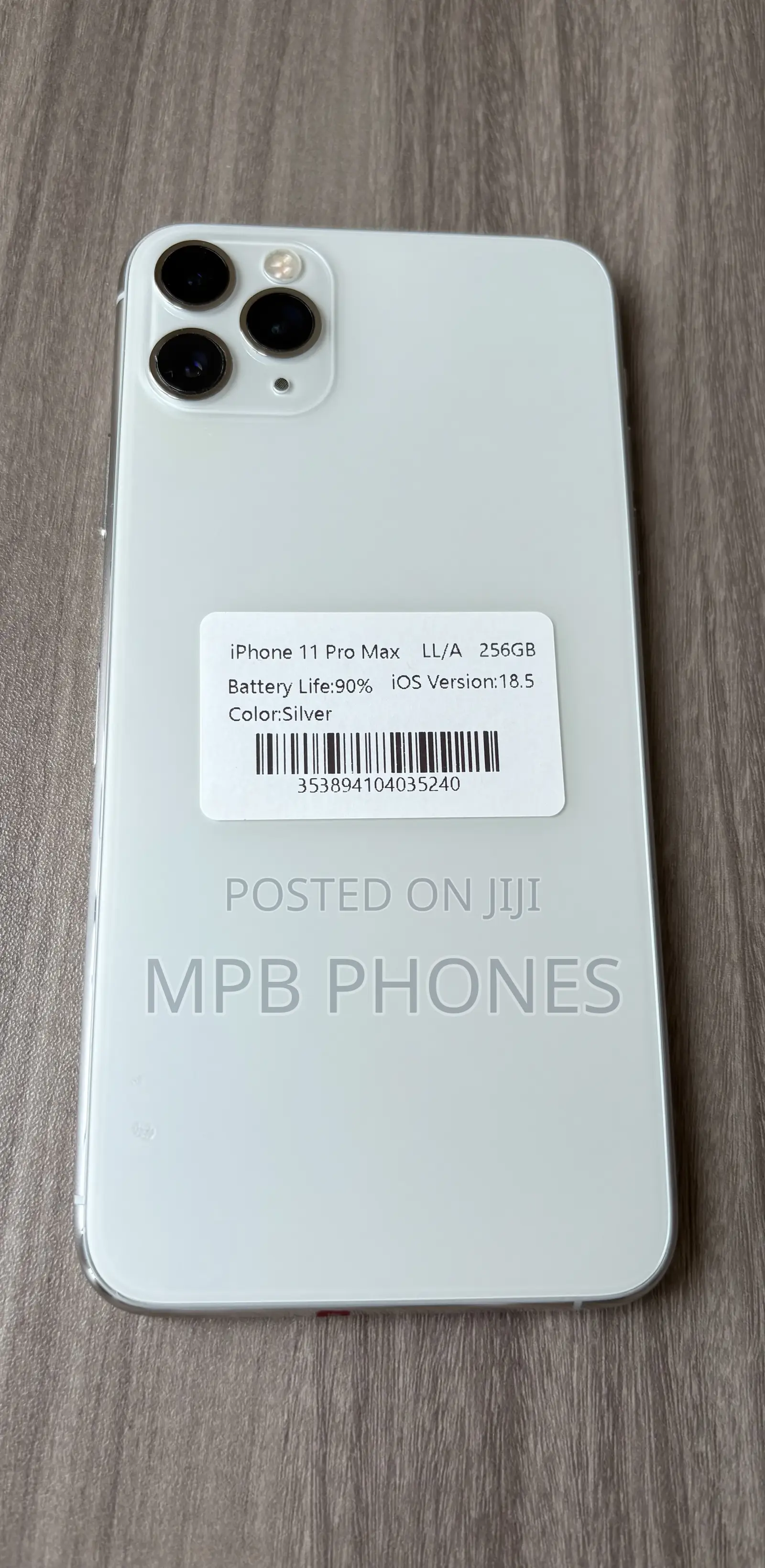 Apple iPhone 11 Pro Max 256 GB Silver