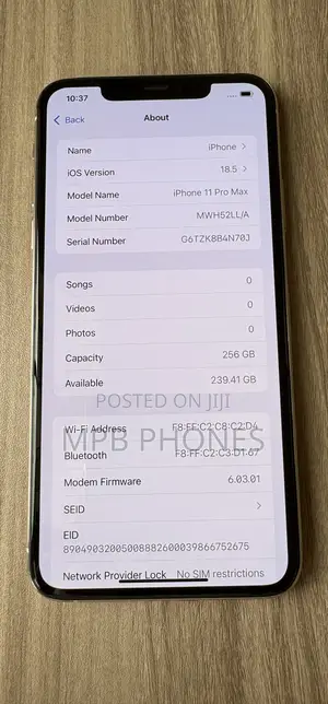 Apple iPhone 11 Pro Max 256 GB Silver