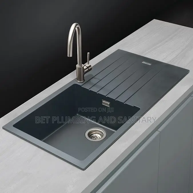 One Bowl Cabinet Sink With Arm and Tap Complete_kitchen Sink