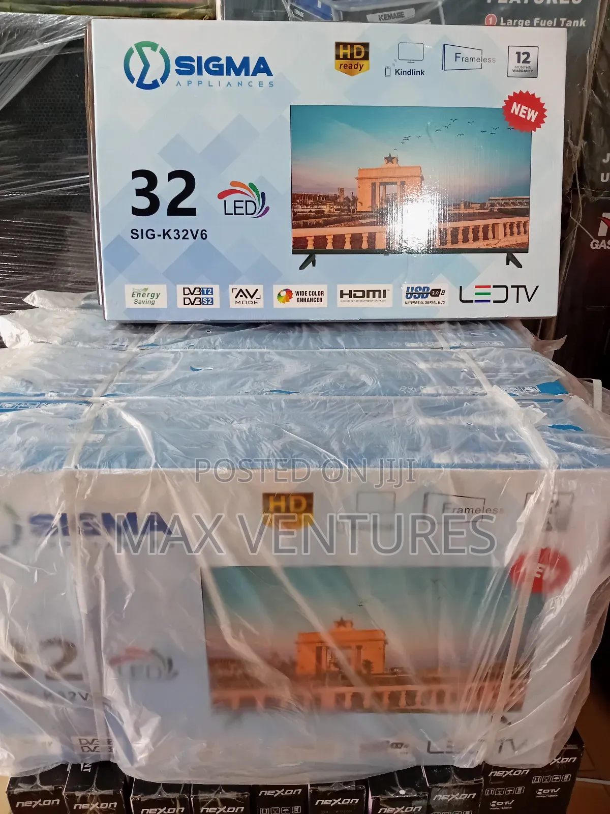 New Sigma Frameless 32" Digital Satellite Tv for Your Homes