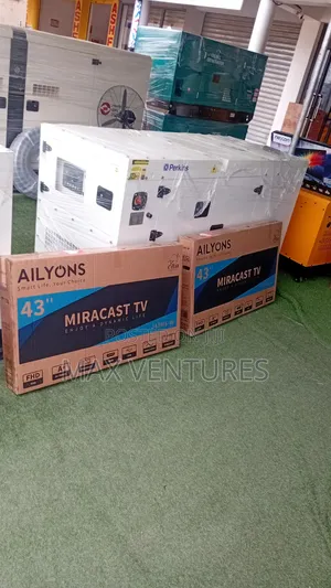 Ailyons 43" Digital Satellite Tv (Miracast) Frameless Led Tv Smartlife