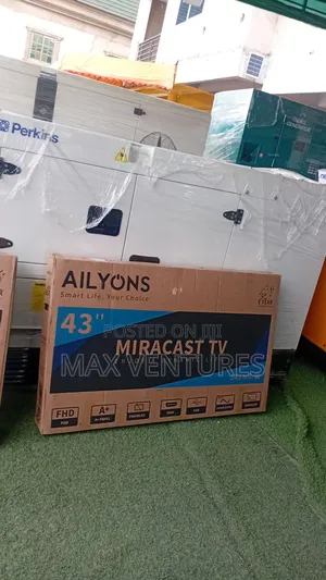 Ailyons 43" Digital Satellite Tv (Miracast) Frameless Led Tv Smartlife
