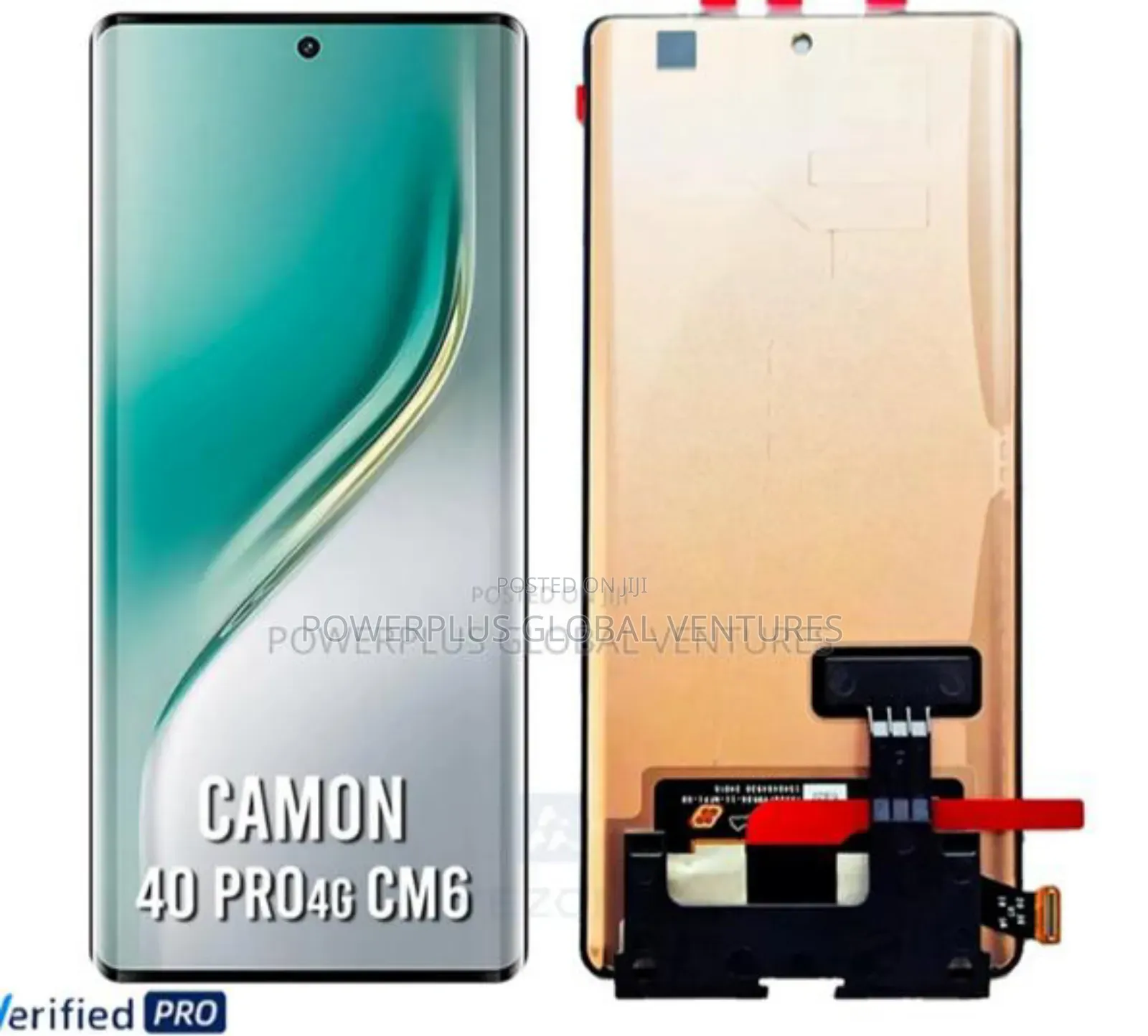 Tecno Camon 40 Pro Mobile Phone Screen - Original