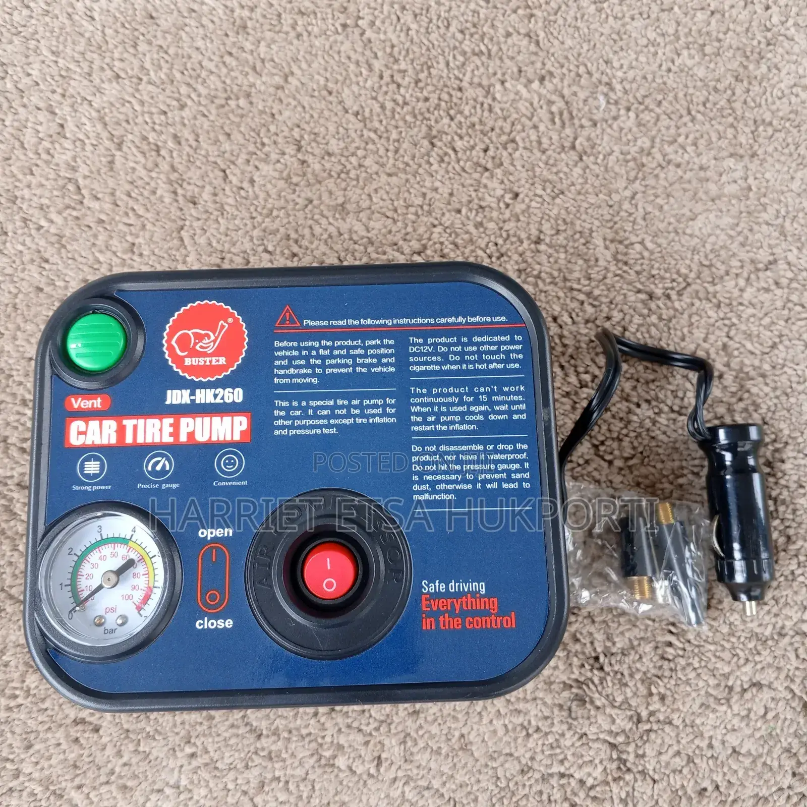 Brand New Buster Tyre Pump in Box From Uk