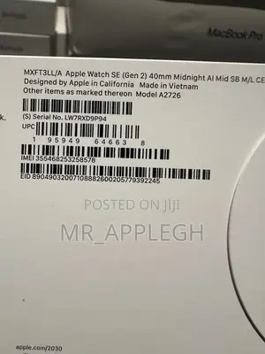 Apple Watch Se 2nd Gen Cellular 40mm
