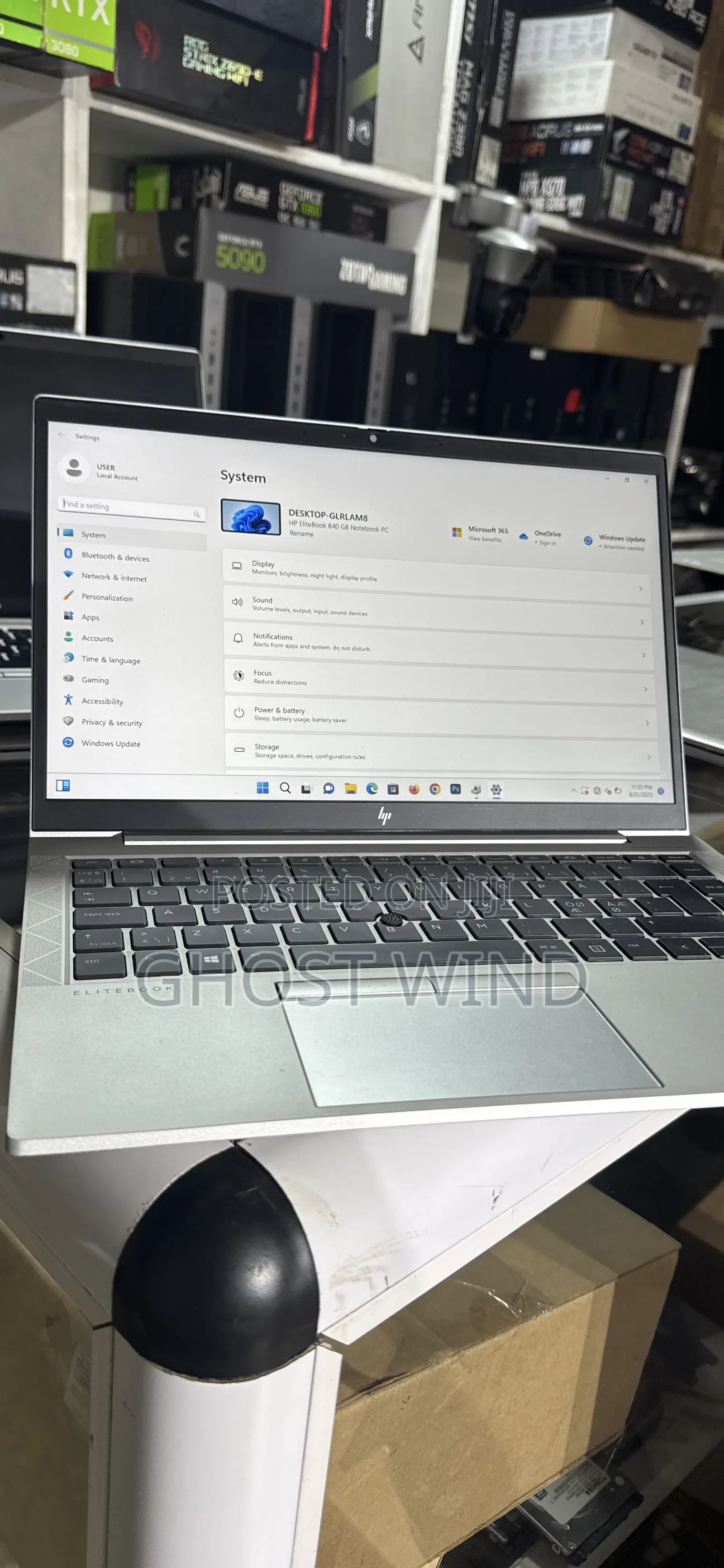Laptop HP EliteBook 840 16GB Intel Core i5 SSD 512GB