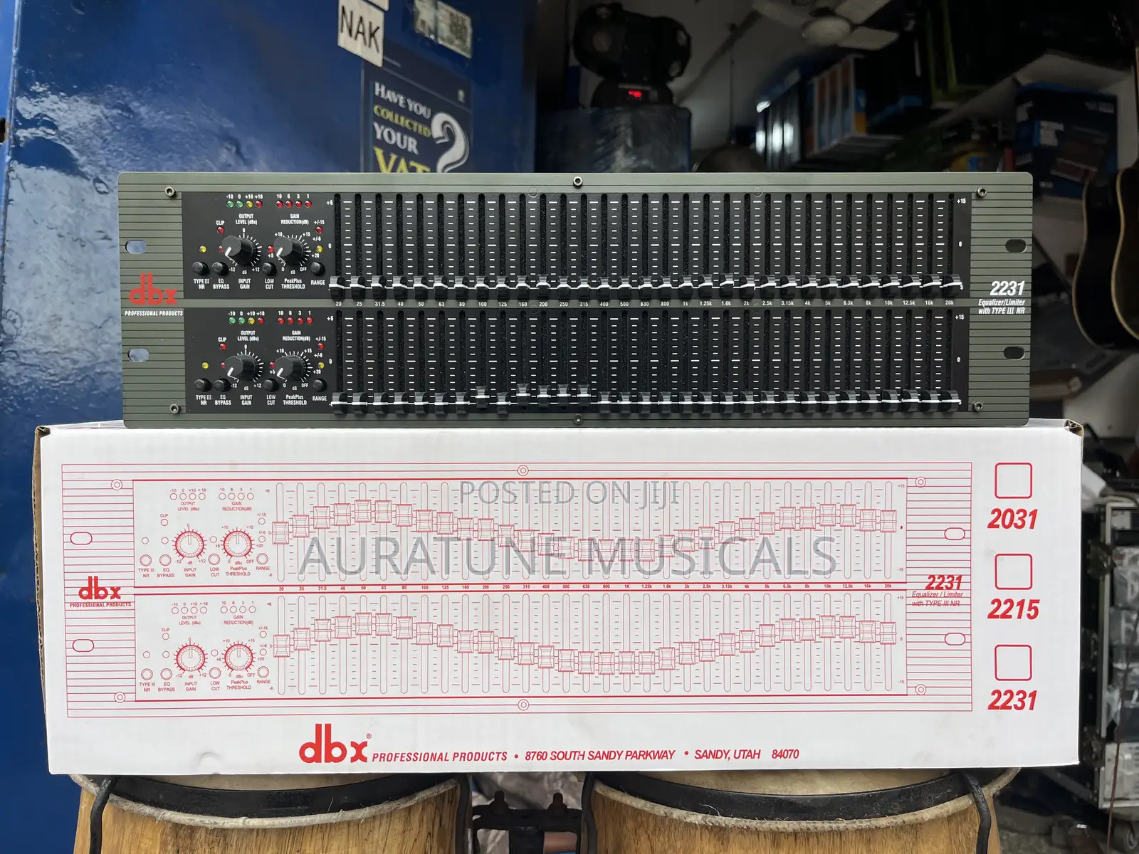 Equalizer DBX 2231 31 Band Dual