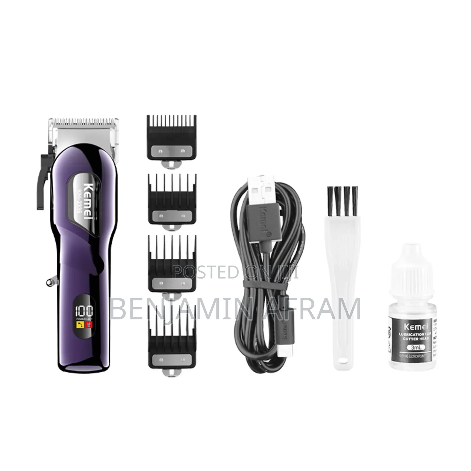 Rechargeable Barbers Hair Clippers Km-2335