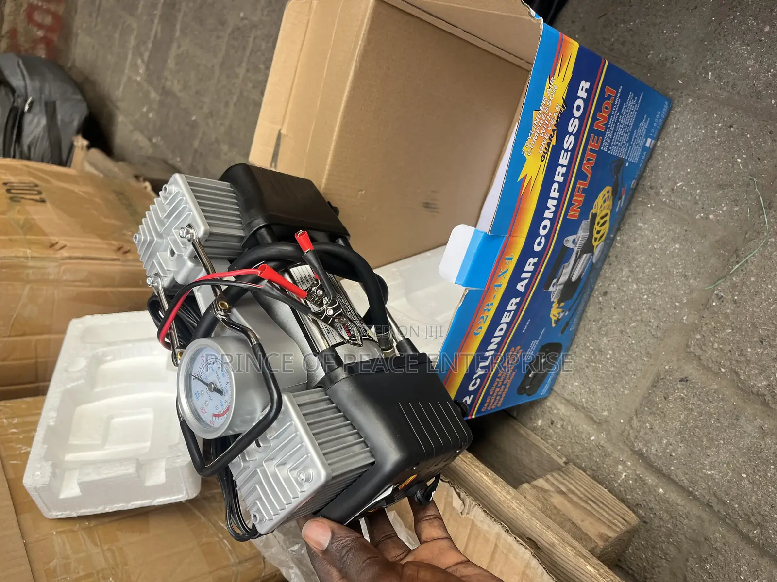 Original 2 Cylinder Air Compressor or Tire Pump Machine