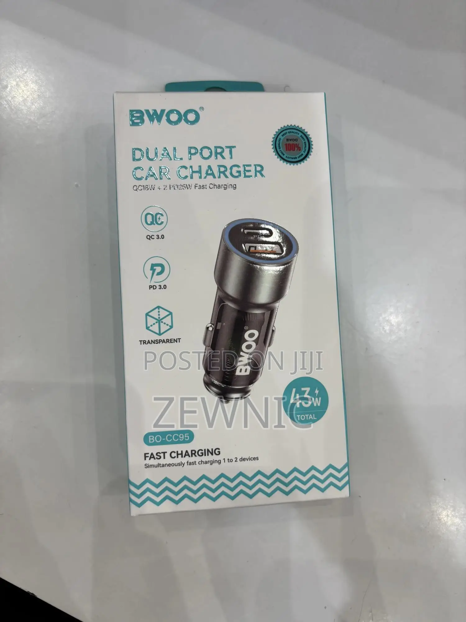 Bwoo Dual Port Car Charger