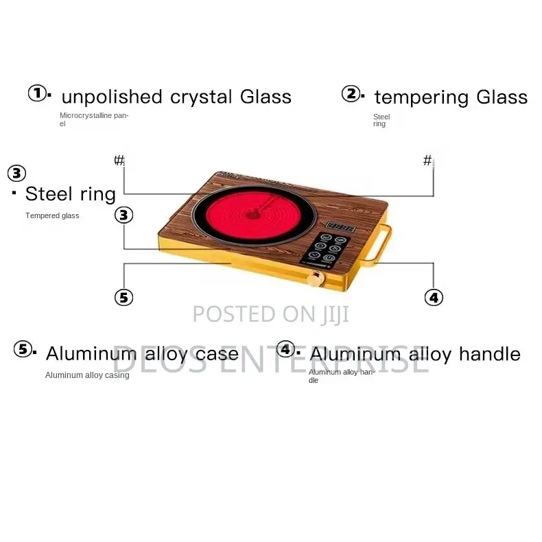 Multifunction Electric Digital Burner Induction Cooker(Glass Cooktop)