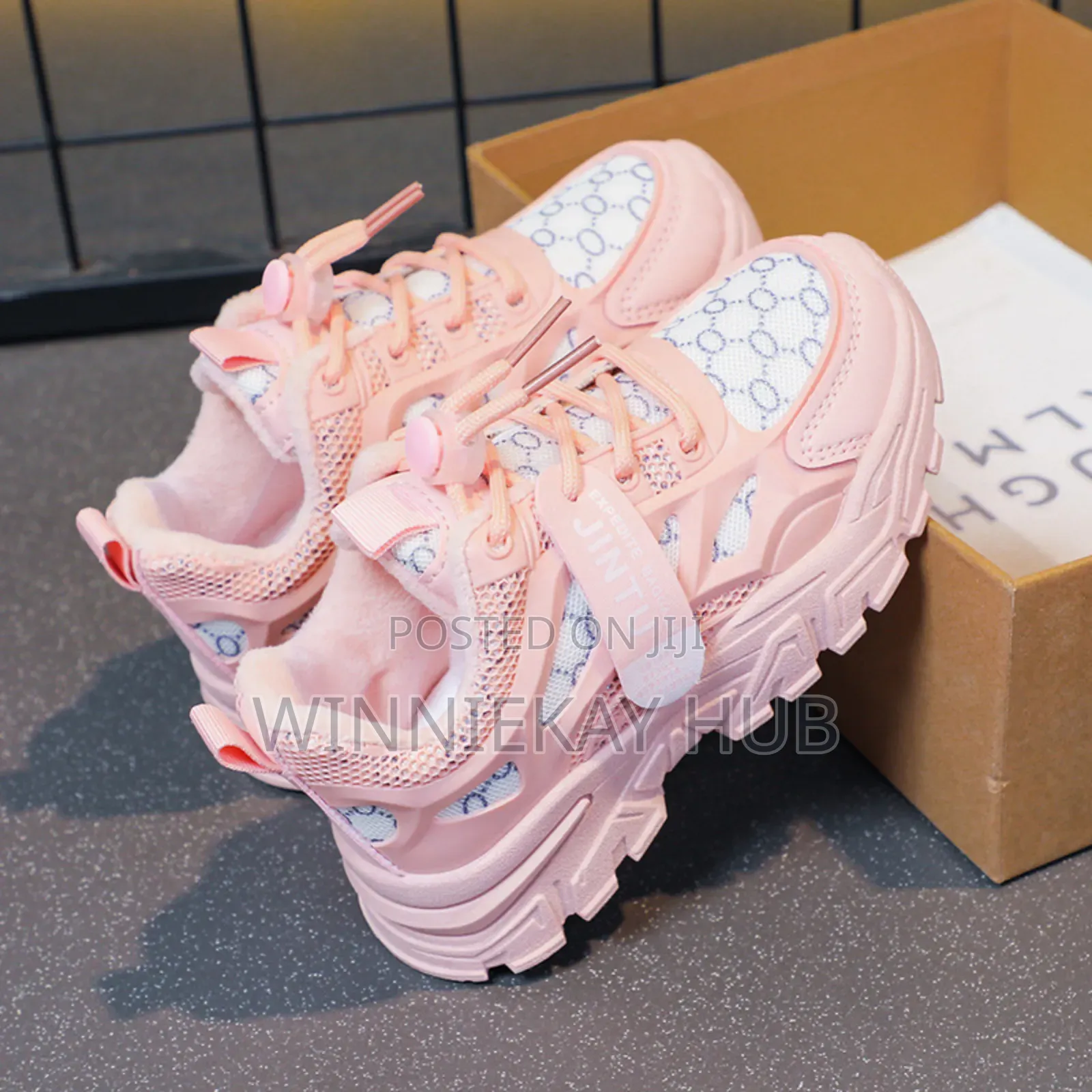 Pink Sporty Sneakers