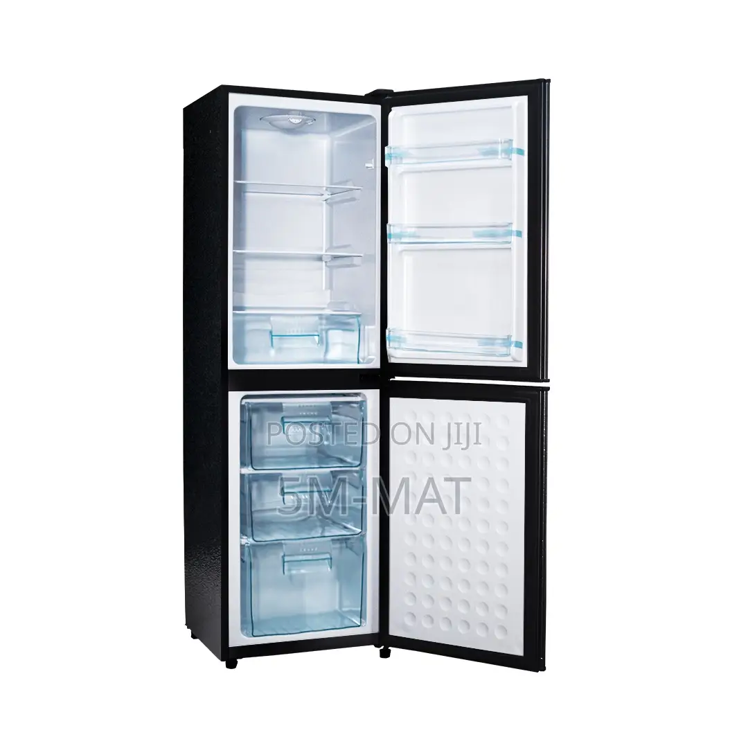 Deep Gray Nasco 158ltrs Bottom Freezer Refrigerator