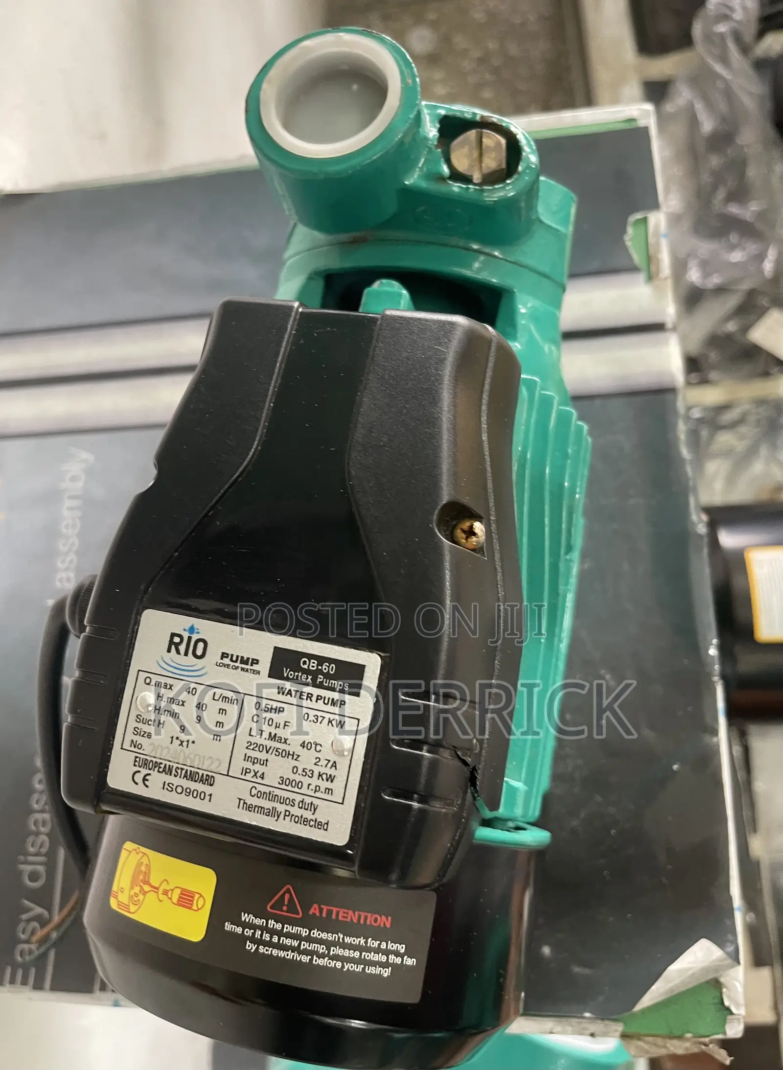 0.5hp Pump - Rio