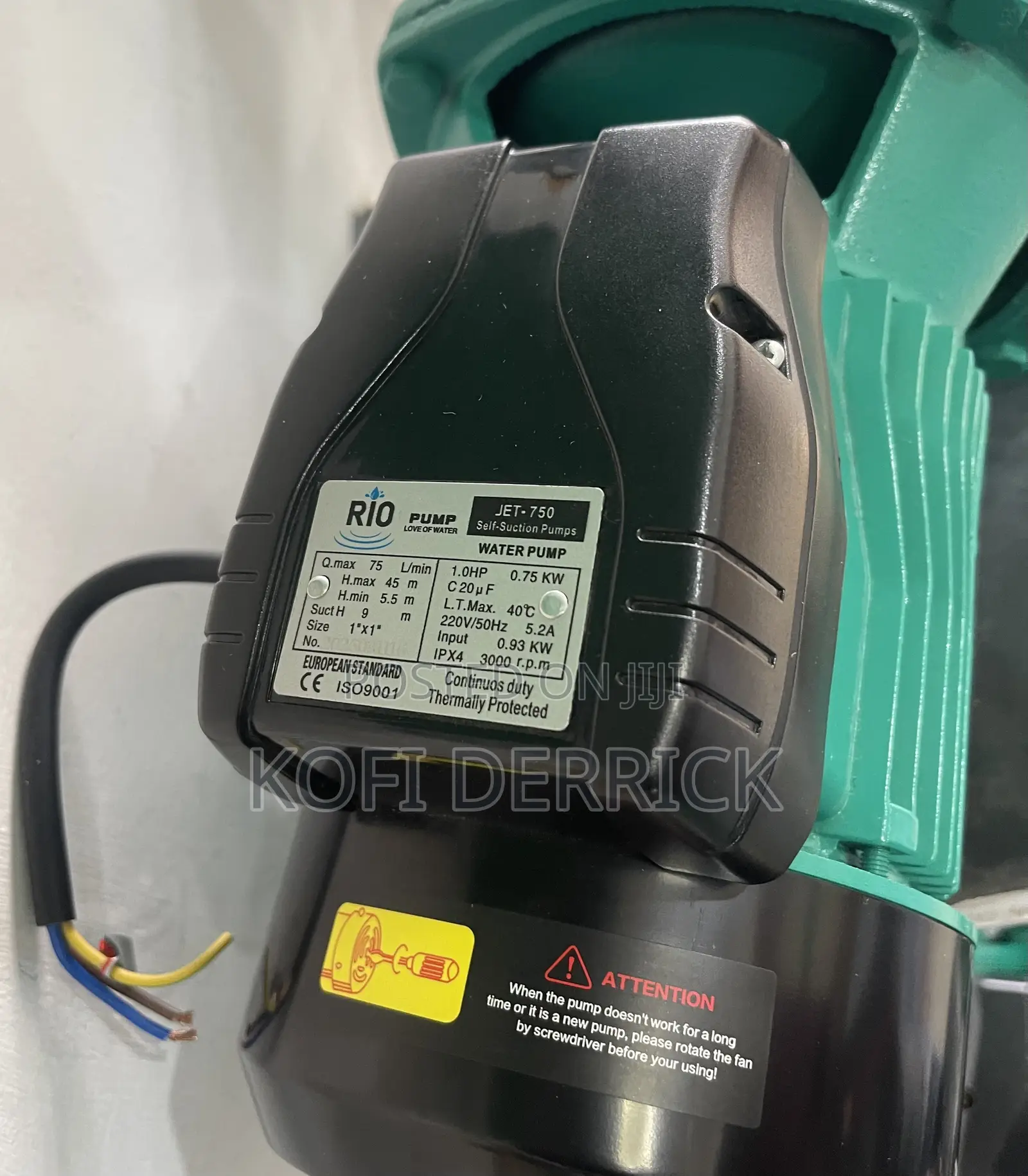1hp Pump - Rio Pump