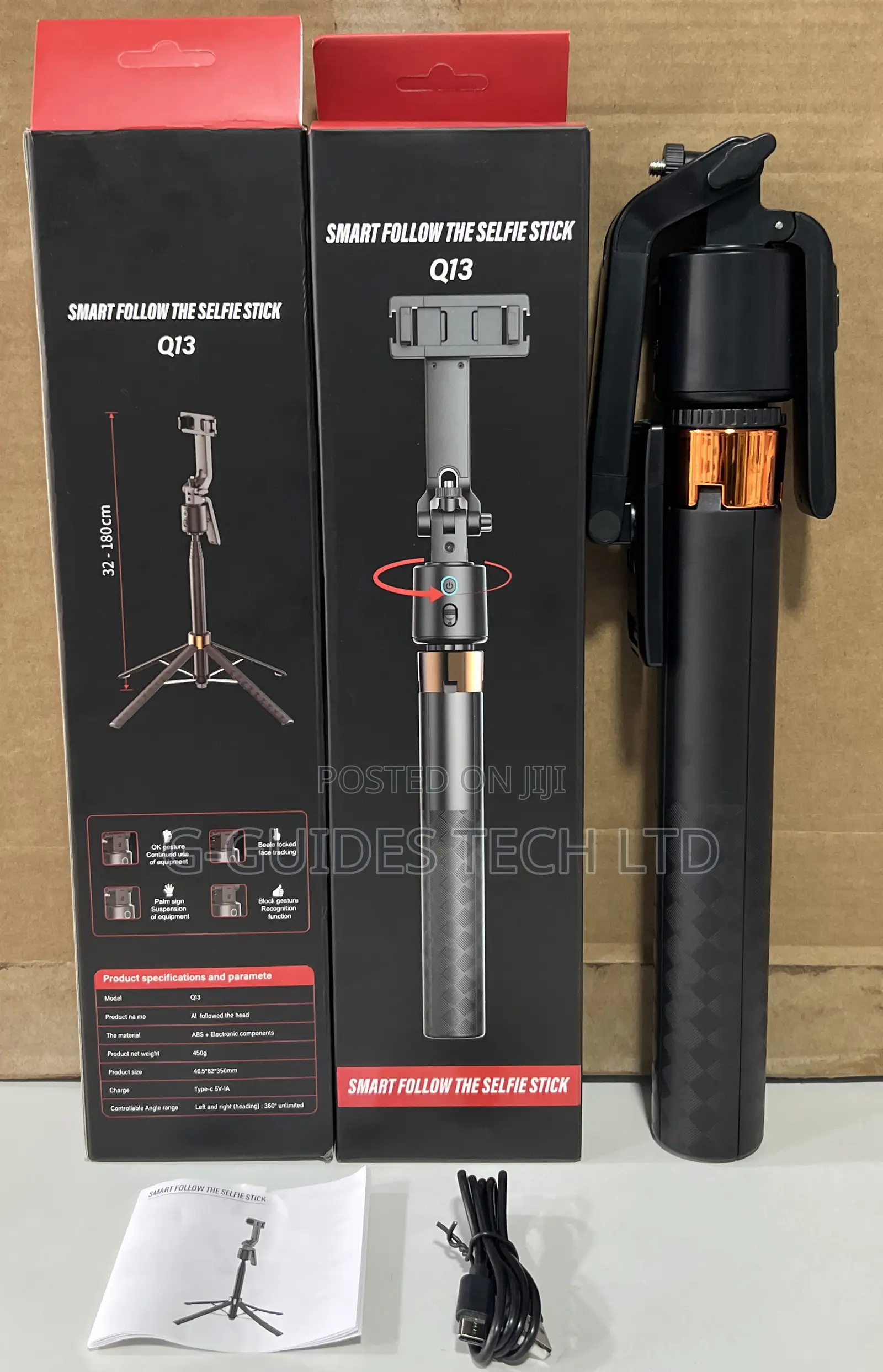 Q13 Selfie Stick Ai Face Tracking, Q13 Smart Follow Selfie Stick