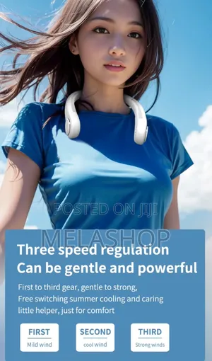 Rechargeable Neck Fan
