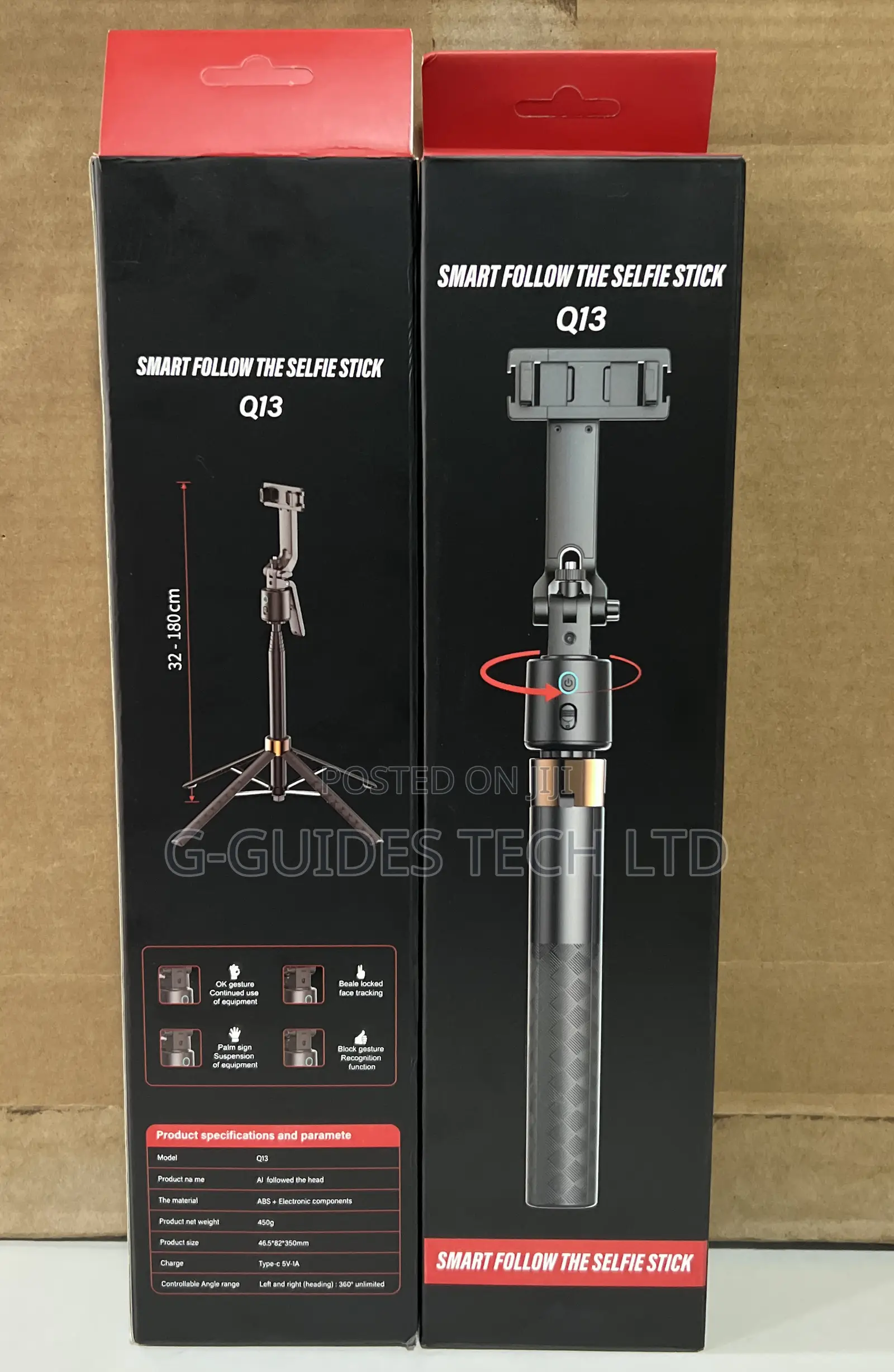 Q13 Selfie Stick Ai Face Tracking, Q13 Smart Follow Selfie Stick