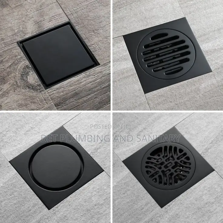 Floor Drain _Black_pop Up Floor Drain