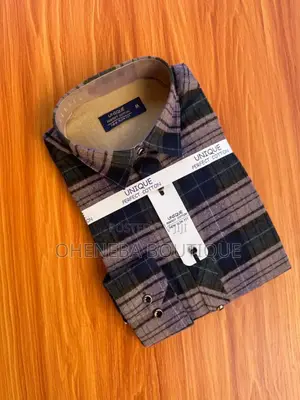 Long Short Check Shirts Sleeves for Men Available