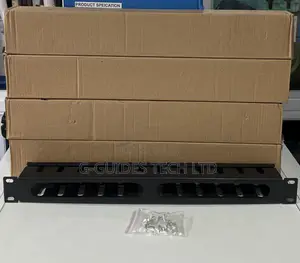 12-Way Cable Management, 12way 19” U1 Metal Cable Manager
