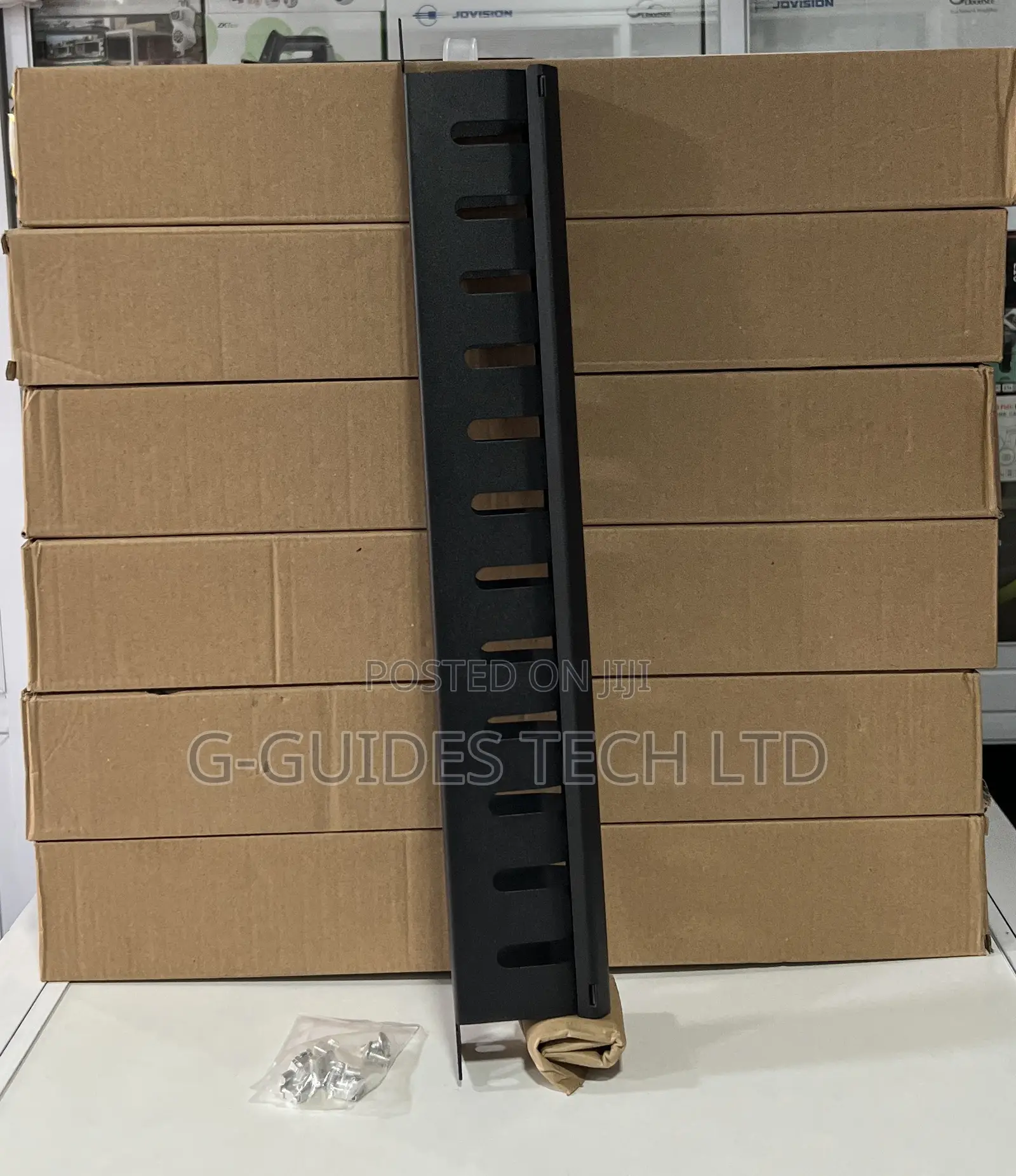 12-Way Cable Management, 12way 19” U1 Metal Cable Manager