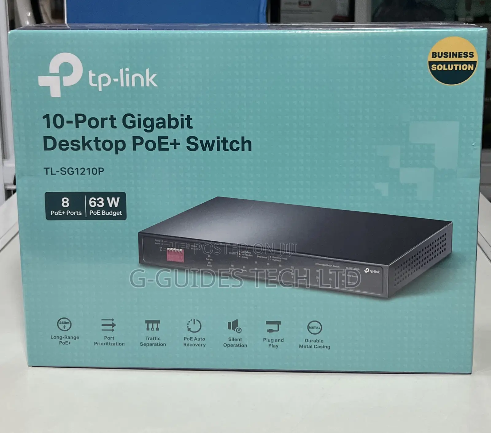 Tp-Link 10-Port Gigabit Desktop Poe+ Network Switch Litewave Ls1210gp