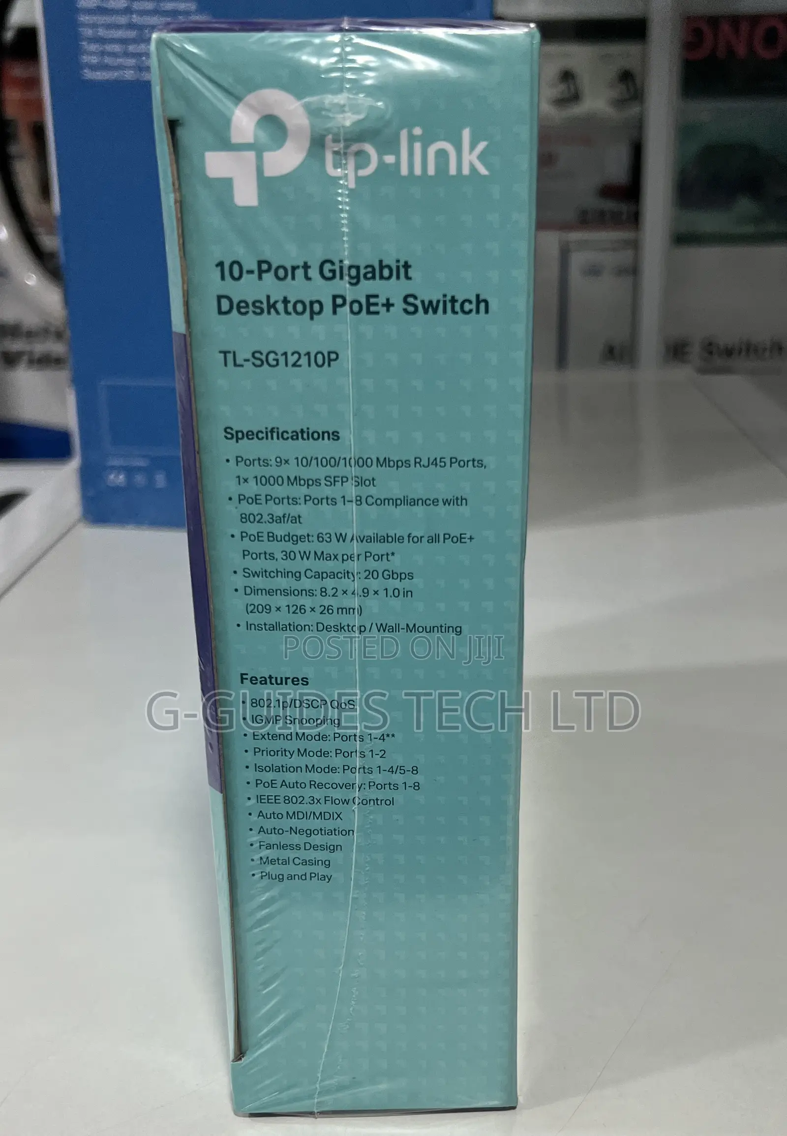Tp-Link 10-Port Gigabit Desktop Poe+ Network Switch Litewave Ls1210gp
