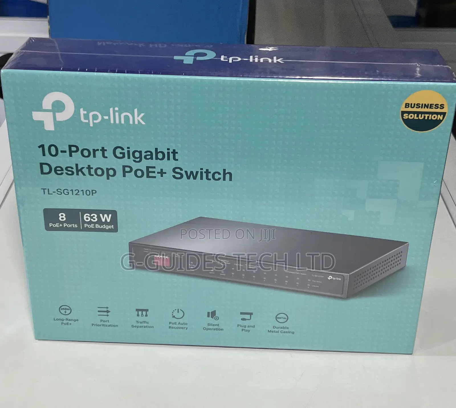 Tp-Link 10-Port Gigabit Desktop Poe+ Network Switch Litewave Ls1210gp