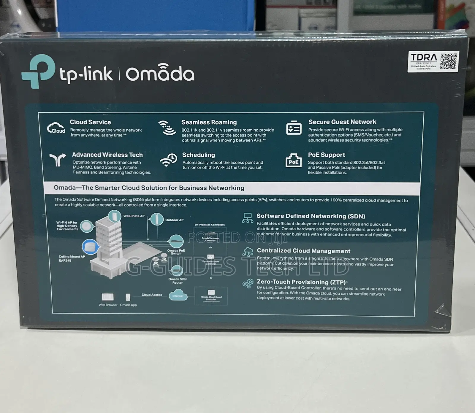 Tp-Link Ac1750 Wireless Mu-Mimo Gigabit Ceiling Access Point Eap245