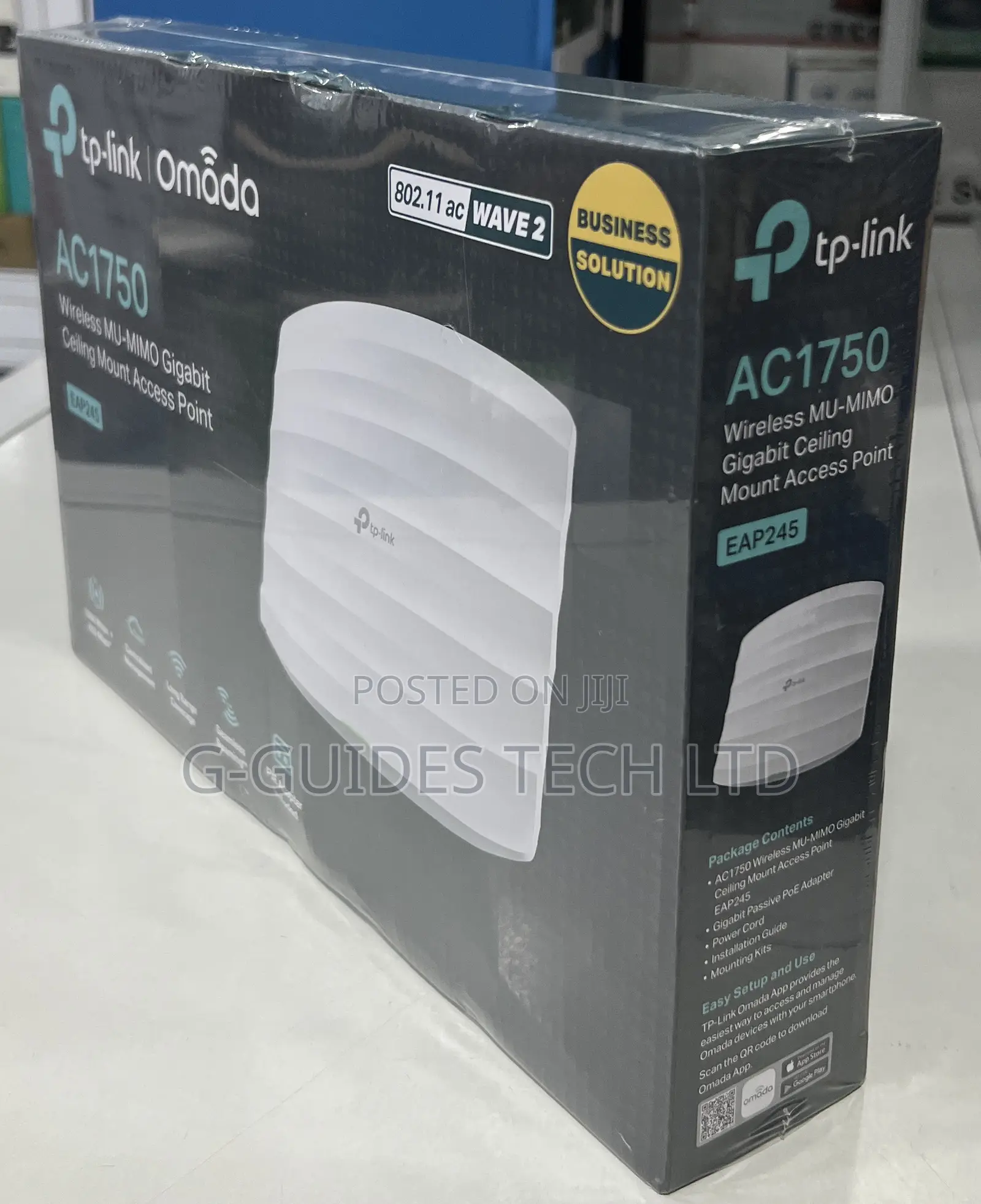 Tp-Link Ac1750 Wireless Mu-Mimo Gigabit Ceiling Access Point Eap245