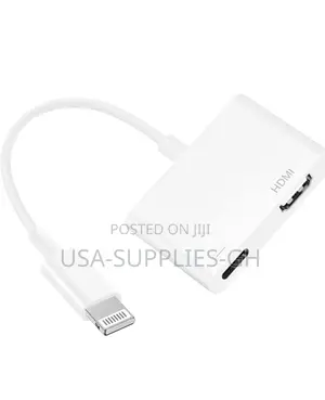 Apple Mfi Certified Lightning to Hdmi Adapter for iPhone From Usa