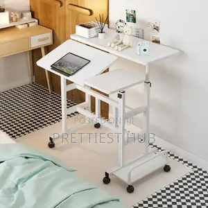 Sit and Stand Height Adjustable Laptop Study Desk