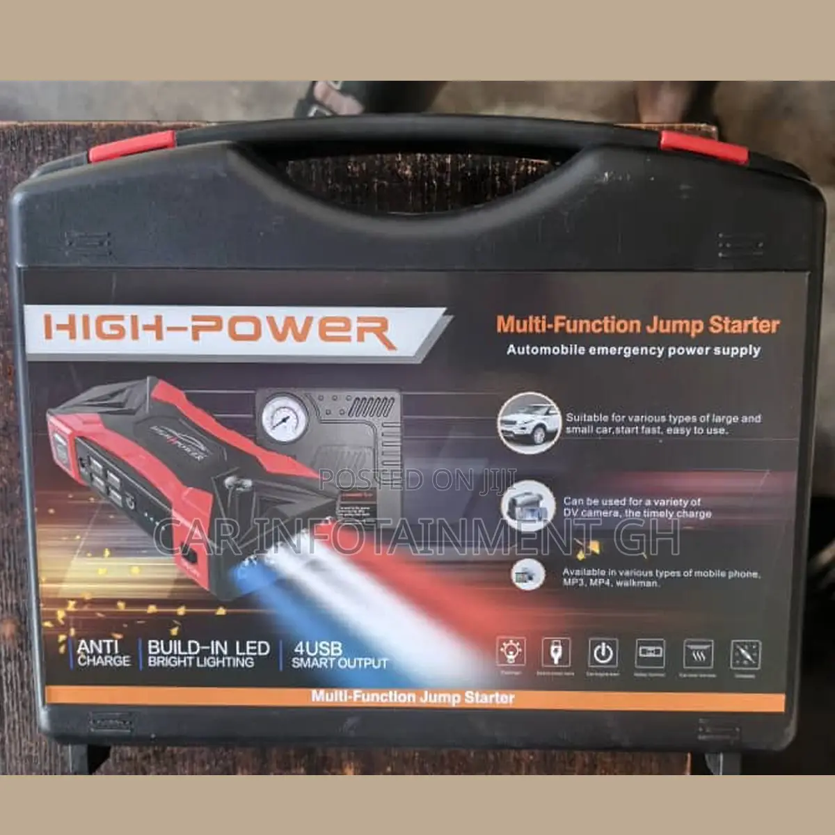 Car Battery Jumper (Starter) and Tire Inflator 99800mah