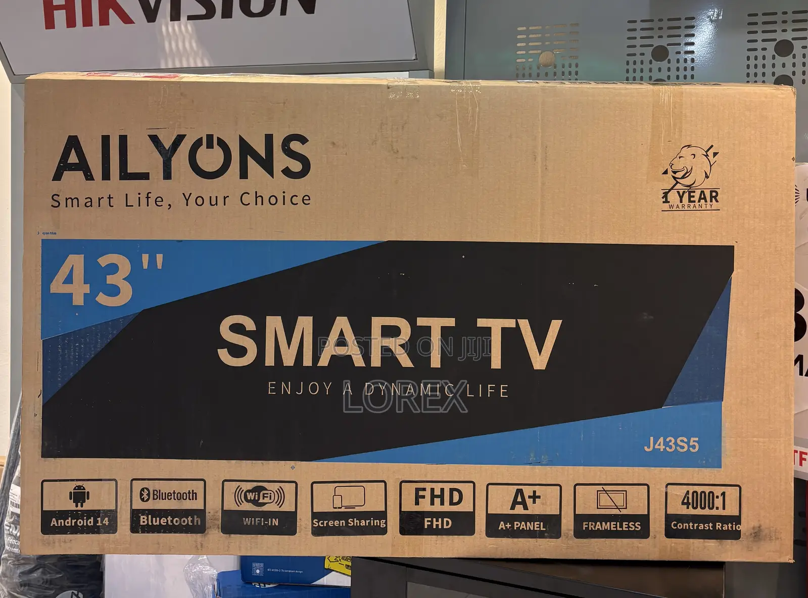 Ailyons 43inch Smart Tv J43s5