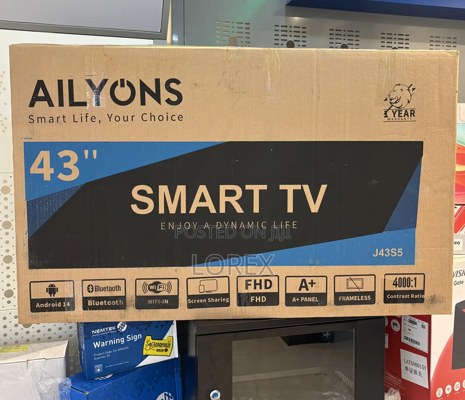 Ailyons 43inch Smart Tv J43s5