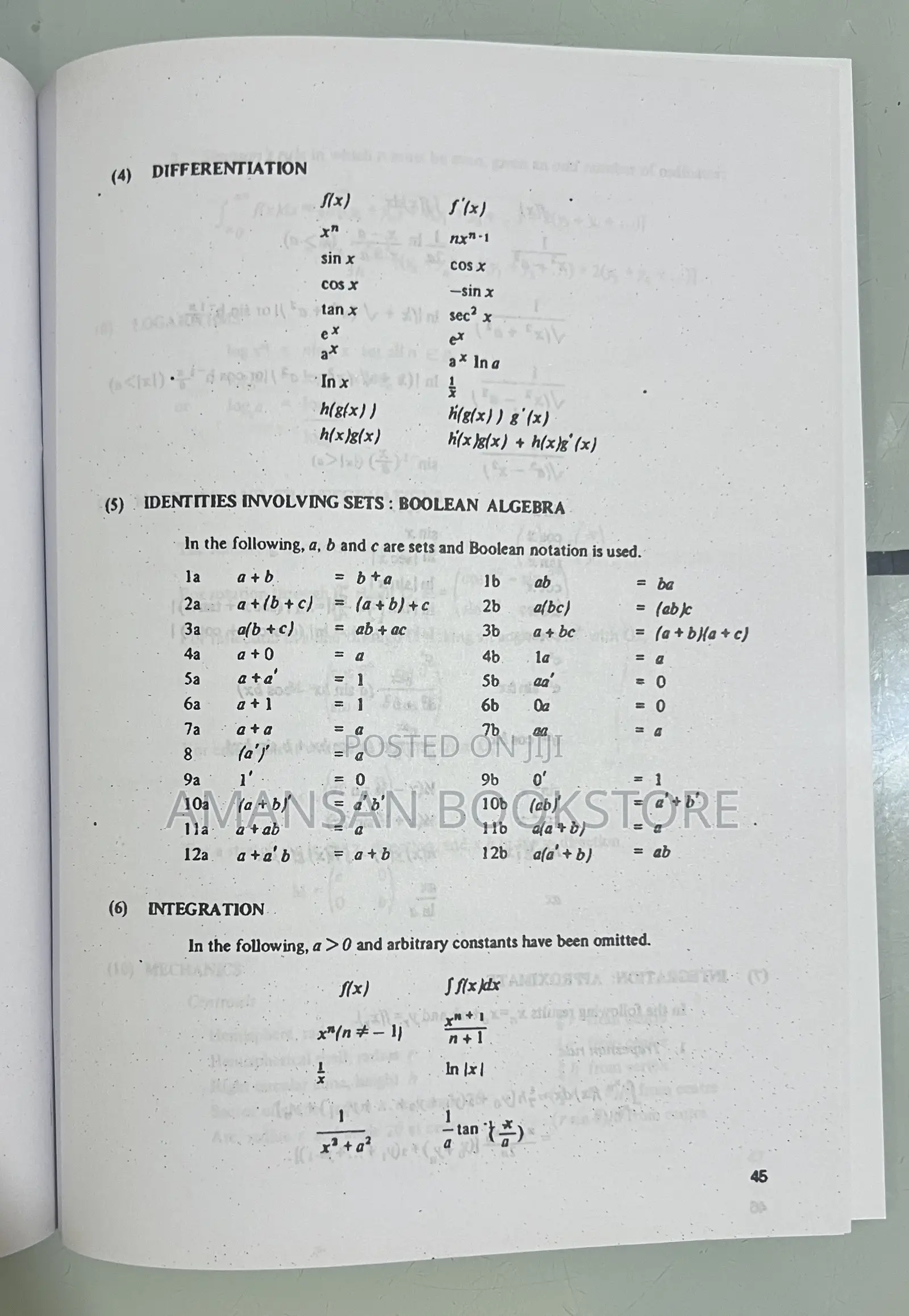 Waec Mathematical Statistical Tables and Formulae