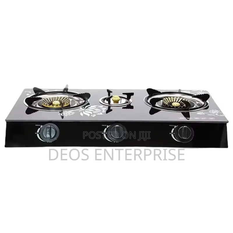 Raf Gas Stove With Cast Iron Pan Supports
