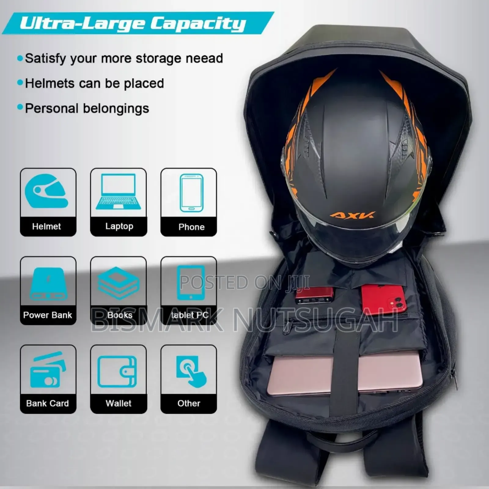 Led Knight Motorcycle Backpack
