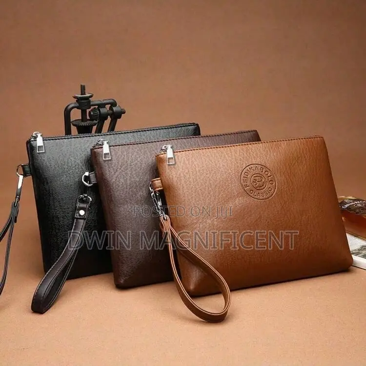 Men Clutch Bag Handbag Wristlet Bag