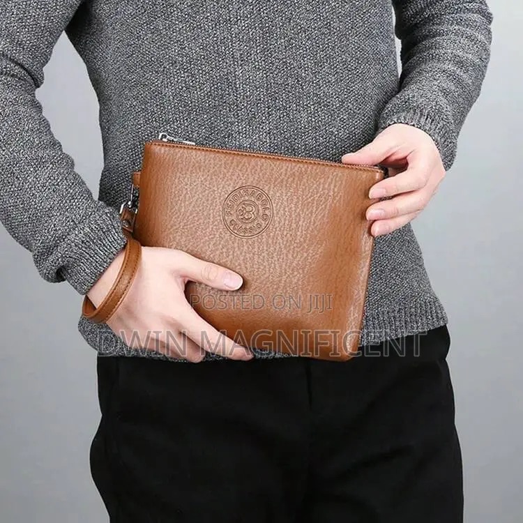 Men Clutch Bag Handbag Wristlet Bag