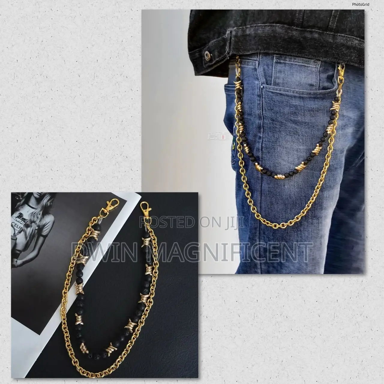 Stainless Side Jeans Chains