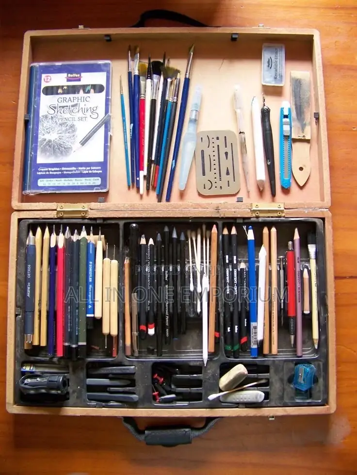 Visual Art Materials And Tools